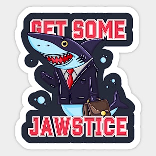 Shark Attorney: Bite for Jawstice Sticker